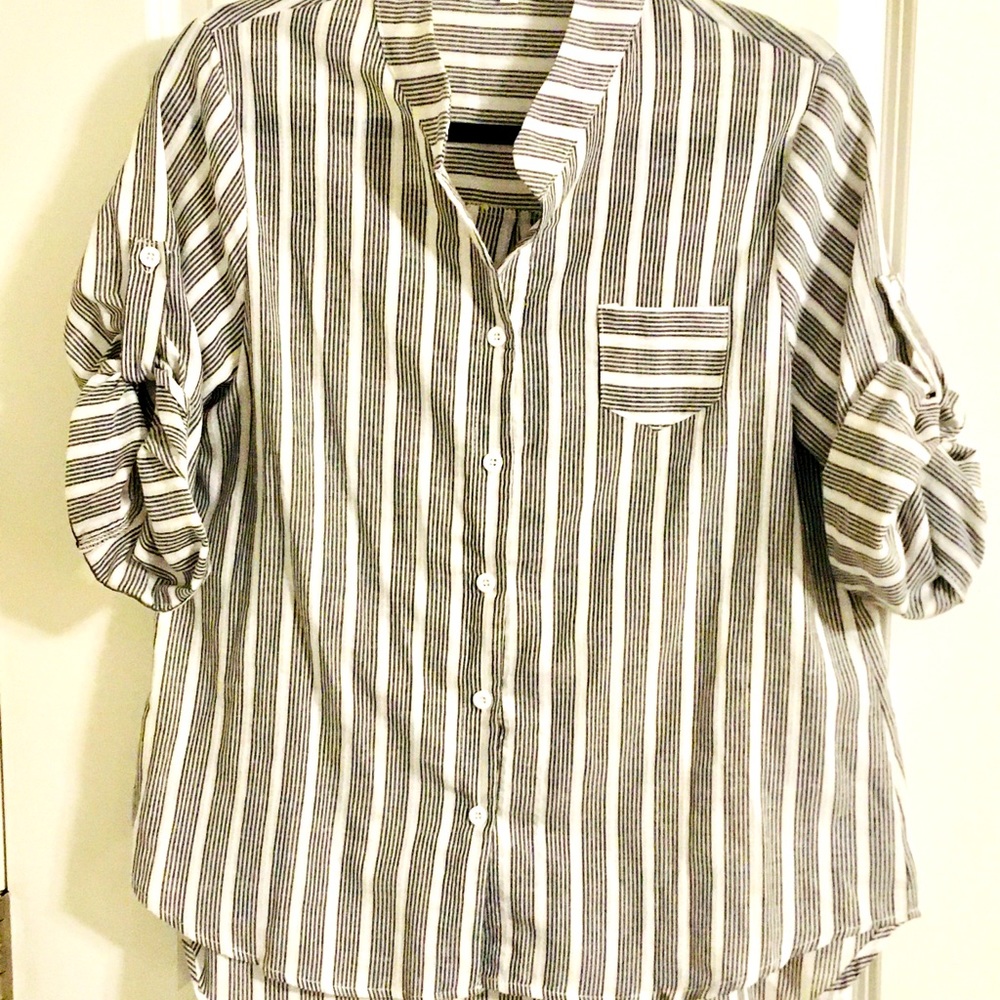 Light cotton striped blouse